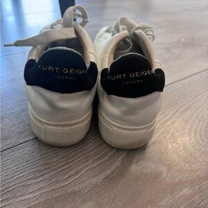 Kurt Geiger White and Black Sneakers